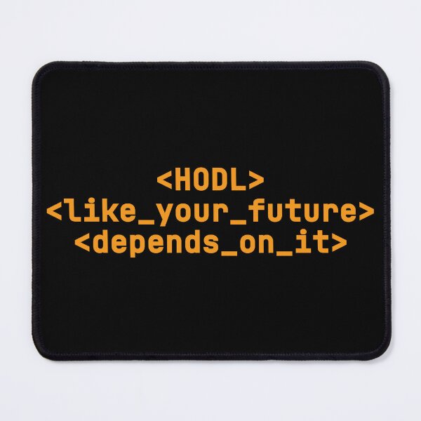 Item preview, HODL for future - BTC Mindset Edition designed and sold by Silvernuit.