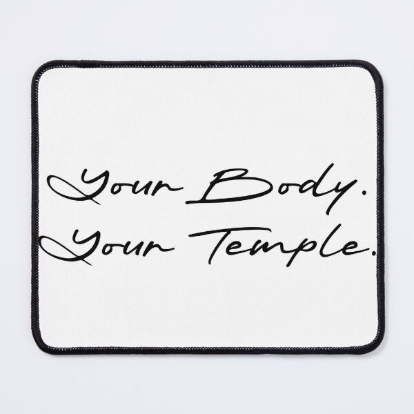 Item preview, Your Body. Your Temple. designed and sold by Ninjacatoff.