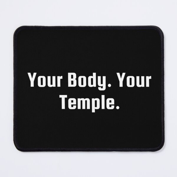 Item preview, Your Body. Your Temple. designed and sold by Ninjacatoff.