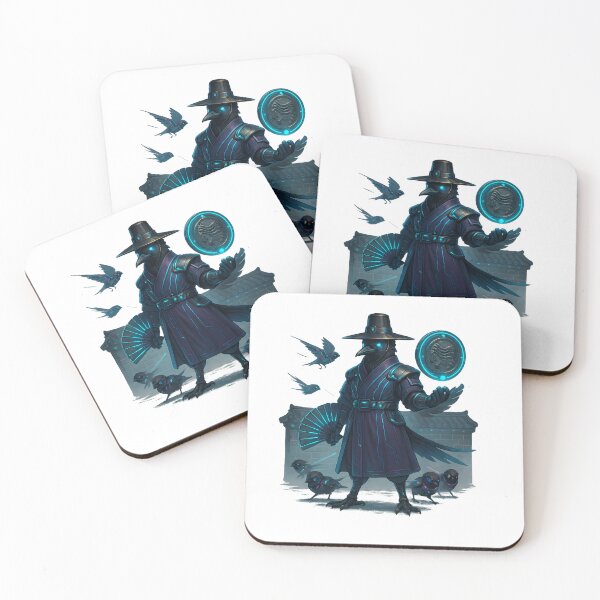 Item preview, Oriental Digital Art Cyberpunk Crow Scholar designed and sold by JoseOn2200.