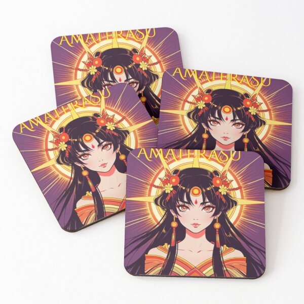 Item preview, AMATERASU – DIVINE LIGHT ANIME POSTER designed and sold by BespokeBrushes.