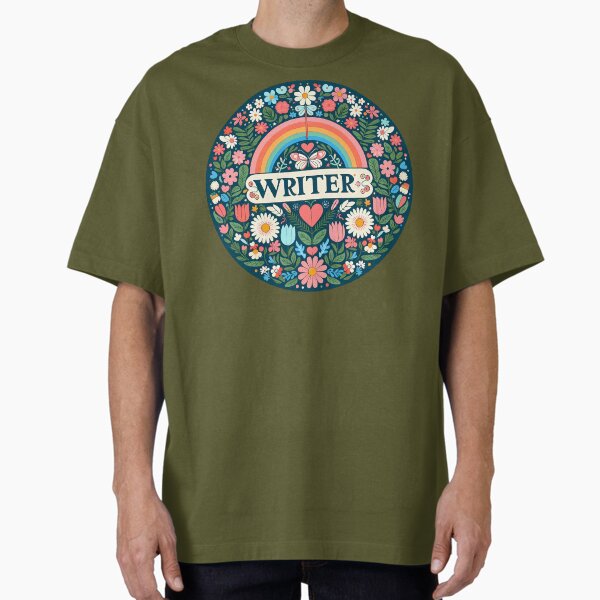 Item preview, "Writer" Creative Floral Pattern - Scandinavian Folk Art by heidiannemorris © designed and sold by FOLK ART FUSION by heidiannemorris.