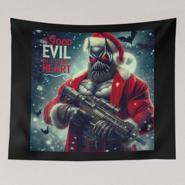 Item preview, Dark Santa Masked Futuristic Contrast designed and sold by Voodoo Store Paranormal Collections.