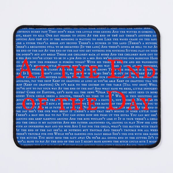Item preview, Les Miserable Lyrics designed and sold by broadwaygirl142.