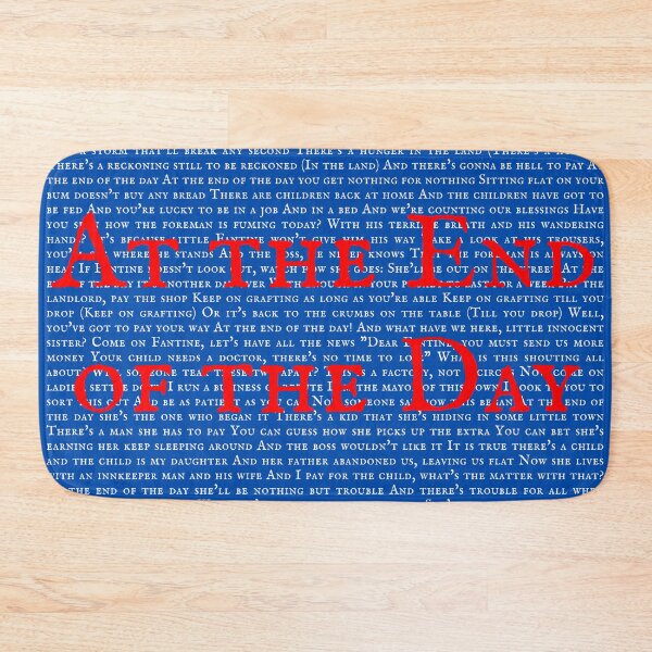 Item preview, Les Miserable Lyrics designed and sold by broadwaygirl142.