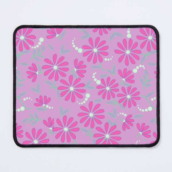 Item preview, Springtime Daisies – Electric Pink on Lavender Field designed and sold by sutejarao.