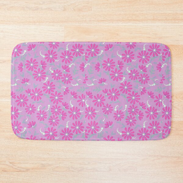 Item preview, Springtime Daisies – Electric Pink on Lavender Field designed and sold by sutejarao.