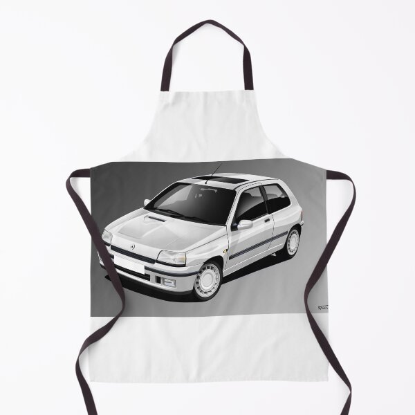 Item preview, Clio 16V Illustration - White designed and sold by RJWautographics.