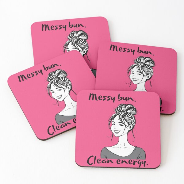 Item preview, messy bun clean energy designed and sold by 95kinimoD.