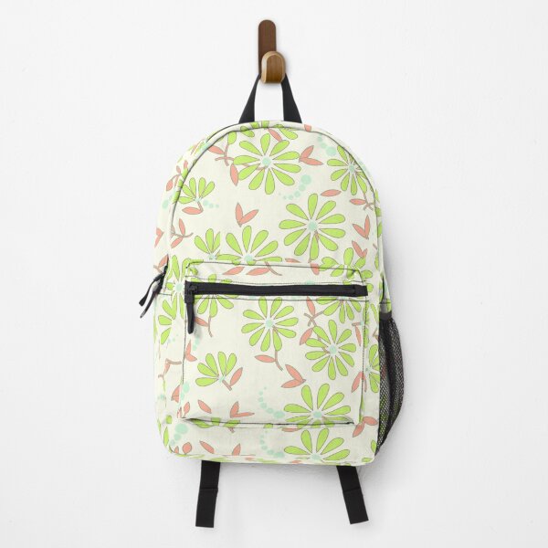 Item preview, Springtime Daisies – Garden Green & Peach Blush designed and sold by sutejarao.