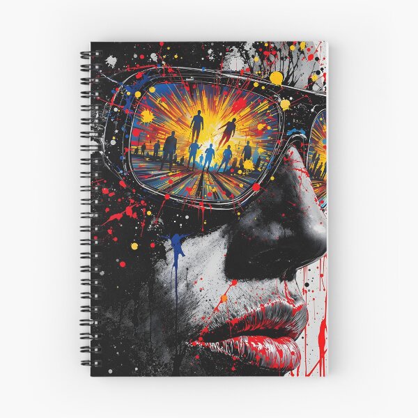 Item preview, Man with Glasses in a Urban Style, Paint drop designed and sold by Erlin Rudho.