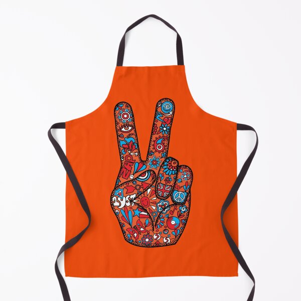 Item preview, Psychedelic Peace Sign-ORANGE designed and sold by phigment-art.