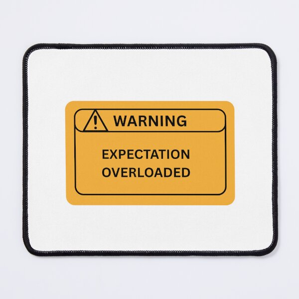 Item preview, Warning: Expectation Overloaded - Stoicism Philosophy designed and sold by LexaArtworks.
