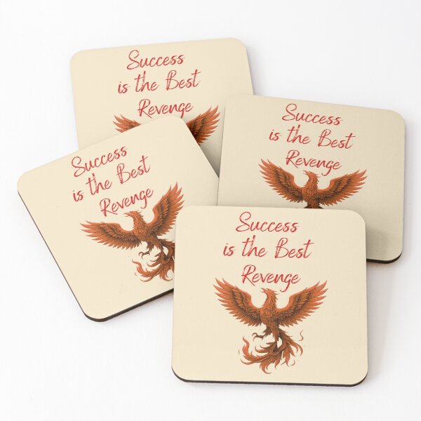 Item preview, Success is the Best Revenge – Phoenix Rising Motivational Shirt designed and sold by Lunaria Arts.