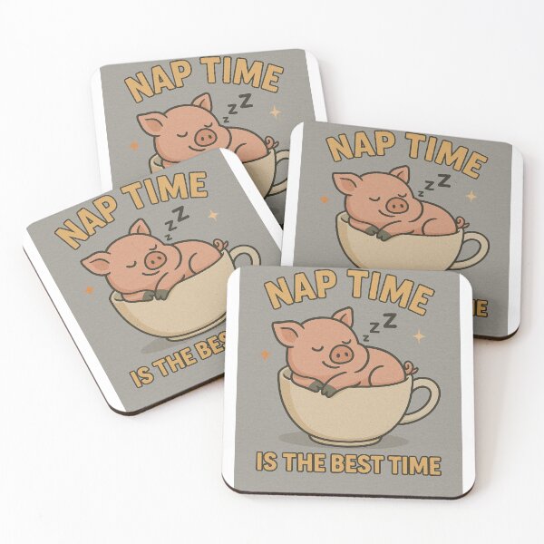 Item preview, Pig Nap Time Teacup designed and sold by CL7-Graphics.