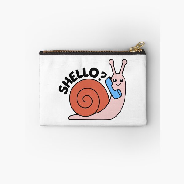 Item preview, Shello? Cute Snail Pun designed and sold by PMCreative.