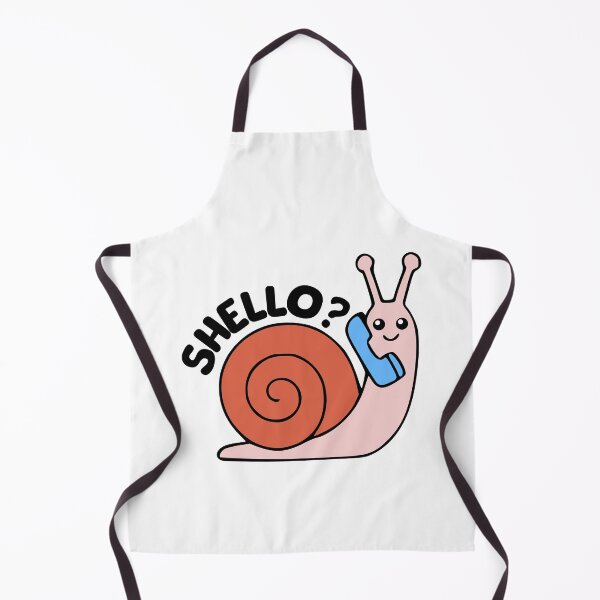 Item preview, Shello? Cute Snail Pun designed and sold by PMCreative.