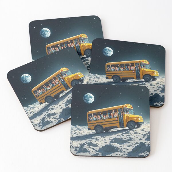 Item preview, School Bus on the Moon designed and sold by sterlinggcad.