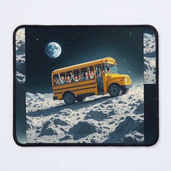 Item preview, School Bus on the Moon designed and sold by sterlinggcad.