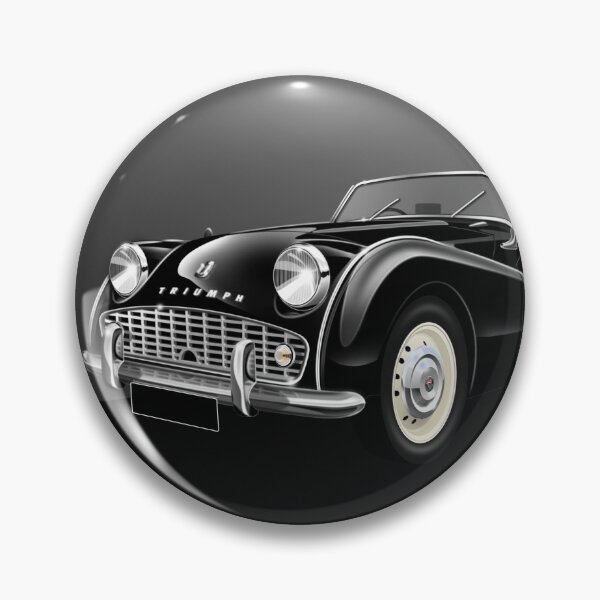 Item preview, Triumph TR3A illustration designed and sold by RJWautographics.