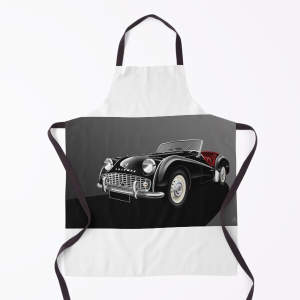 Item preview, Triumph TR3A illustration designed and sold by RJWautographics.