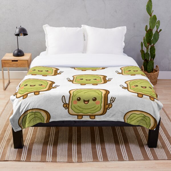 Artikelvorschau, Fröhlicher Avocado-Toast, Kawaii-Freund entworfen und verkauft von PufftailStudio.