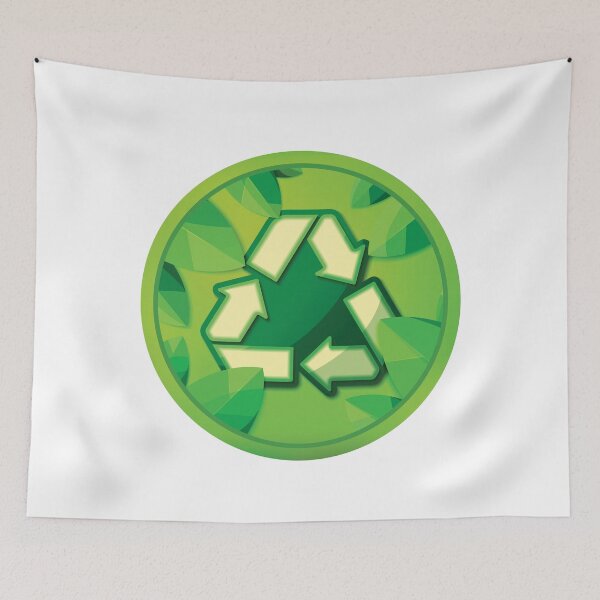 Artikelvorschau, Recycling-Symbol in mehreren Blättern entworfen und verkauft von kmingww.