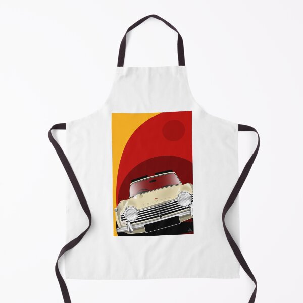 Item preview, Triumph TR4A Artdeco style illustration designed and sold by RJWautographics.