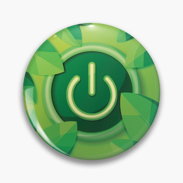 Item preview, Green button designed and sold by kmingww.
