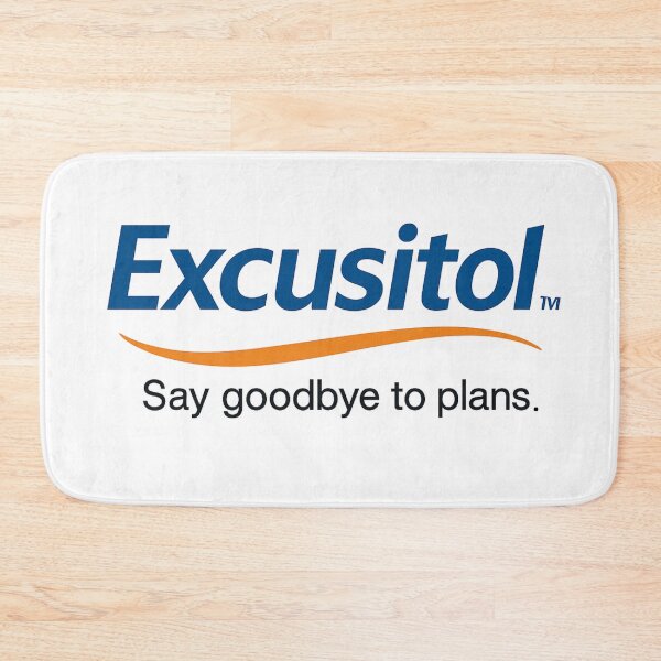 Item preview, Minimalist Excusitol Logo with Slogan designed and sold by Rue Market.