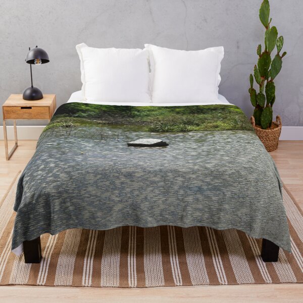 Item preview, lake with a stone designed and sold by felipequeiroz.