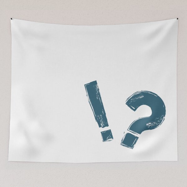Item preview, Roughness Question Mark Exclamation Mark designed and sold by kmingww.