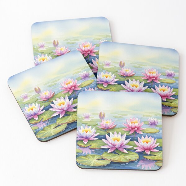 Item preview, watercolor lilies designed and sold by ZROFKSGVN17.