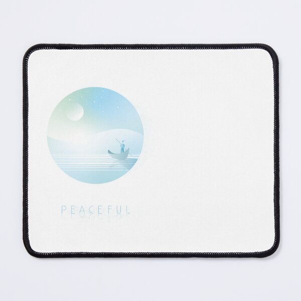 Item preview, Punting boat under peaceful night designed and sold by kmingww.