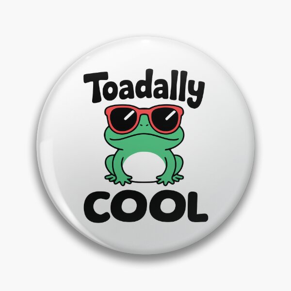 Item preview, Toadally Cool! Cute Toad Pun designed and sold by PMCreative.