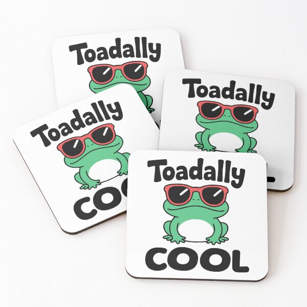 Item preview, Toadally Cool! Cute Toad Pun designed and sold by PMCreative.
