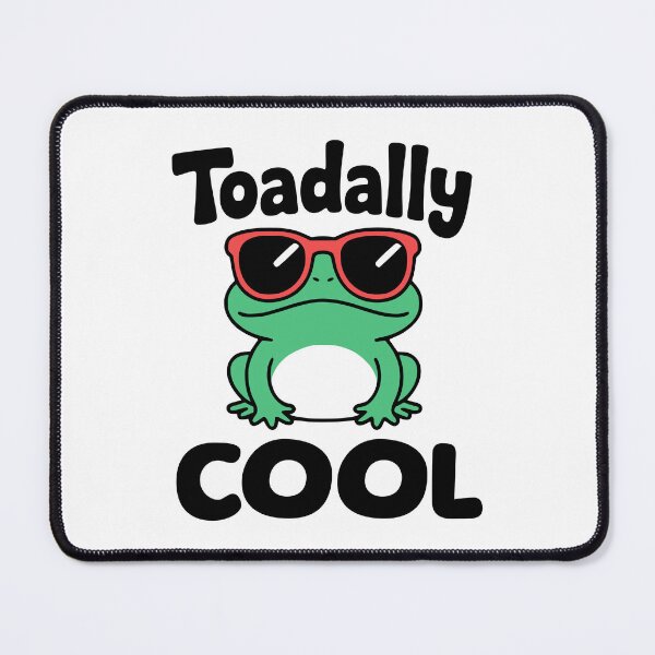 Item preview, Toadally Cool! Cute Toad Pun designed and sold by PMCreative.