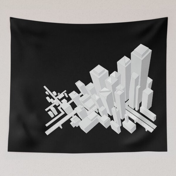 Item preview, Cool grey city designed and sold by kmingww.