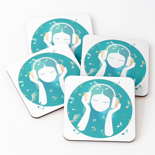 Item preview, Girl immersed in music designed and sold by kmingww.