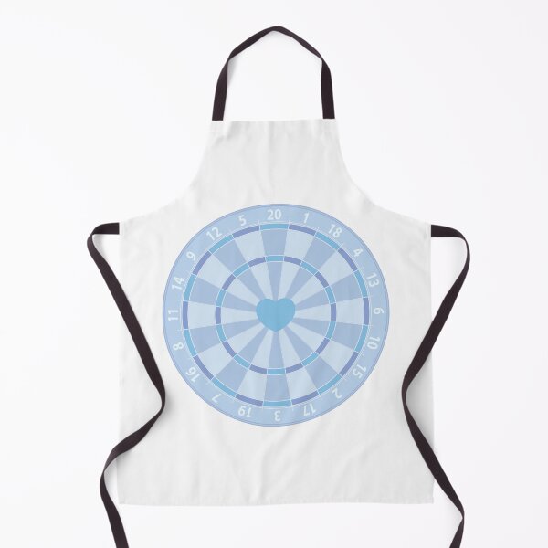 Item preview, Dart board with heart (Blue) designed and sold by kmingww.