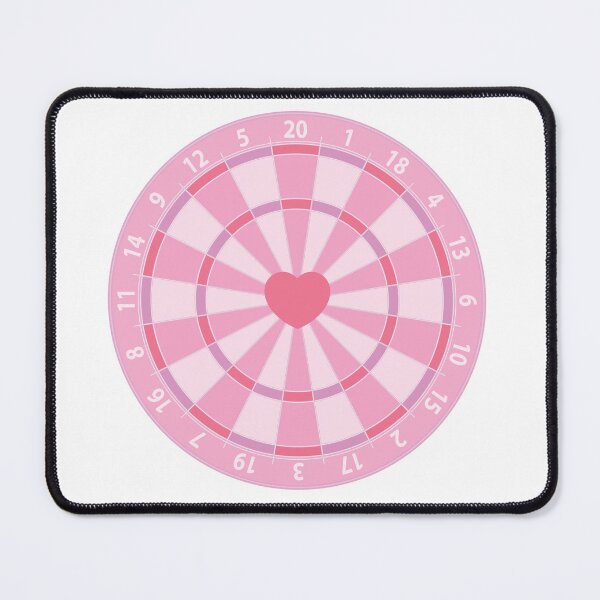 Item preview, Dart board with heart (Pink) designed and sold by kmingww.
