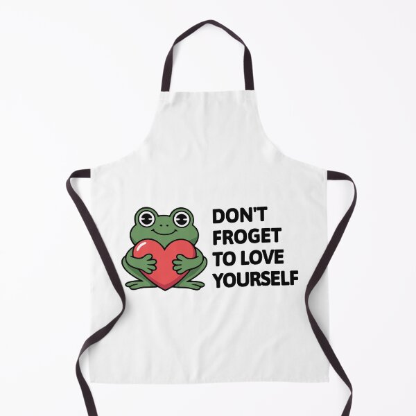 Item preview, Don't froget to love yourself! Cute frog Pun designed and sold by PMCreative.