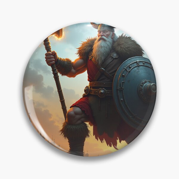 Item preview, Viking Warrior Armed With A Large Hammer designed and sold by Tapishe.