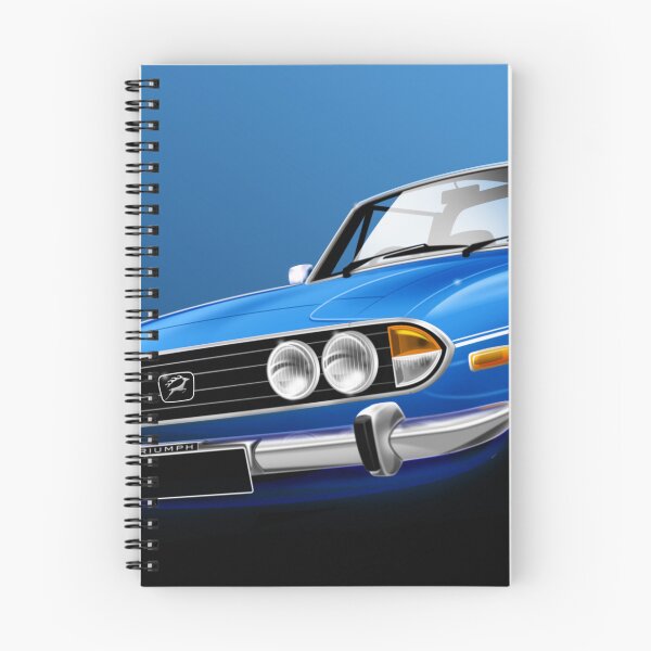 Item preview, Triumph Stag - Tahiti Blue illustration designed and sold by RJWautographics.