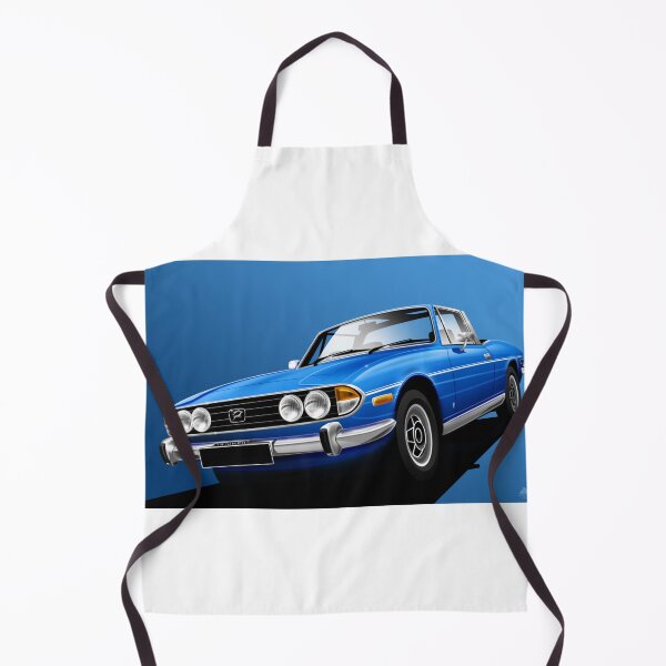 Item preview, Triumph Stag - Tahiti Blue illustration designed and sold by RJWautographics.