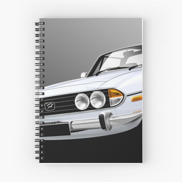 Item preview, Triumph Stag - white illustration designed and sold by RJWautographics.