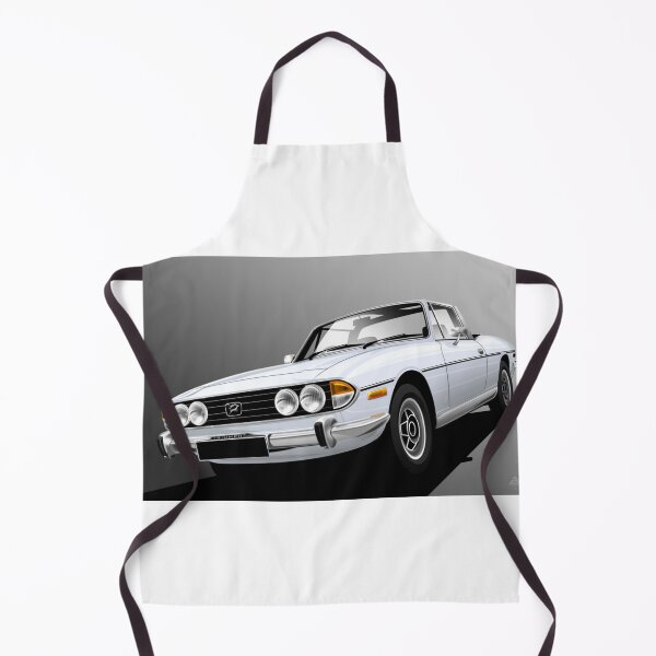 Item preview, Triumph Stag - white illustration designed and sold by RJWautographics.