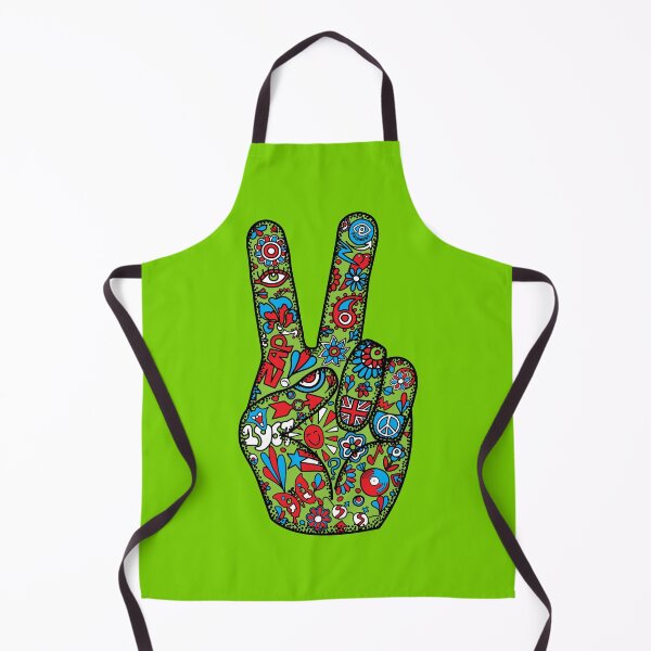 Item preview, Psychedelic Peace Sign-GREEN designed and sold by phigment-art.