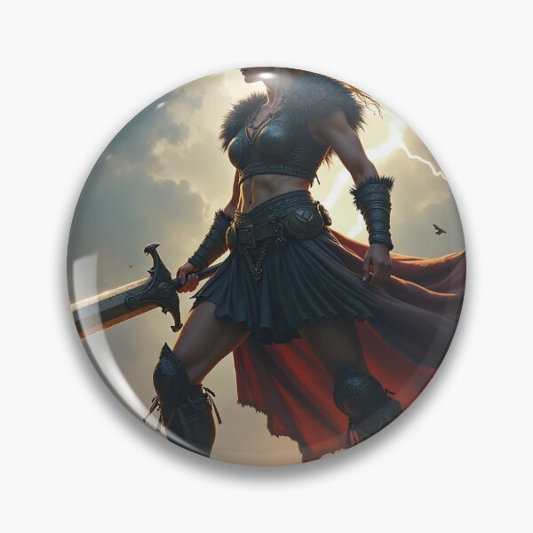 Item preview, Viking Warrior In Battle Armed With A Large Sword designed and sold by Tapishe.