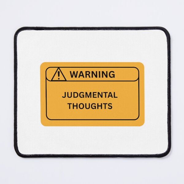 Item preview, Warning: Judgmental Thoughts - Stoicism Philosophy designed and sold by LexaArtworks.